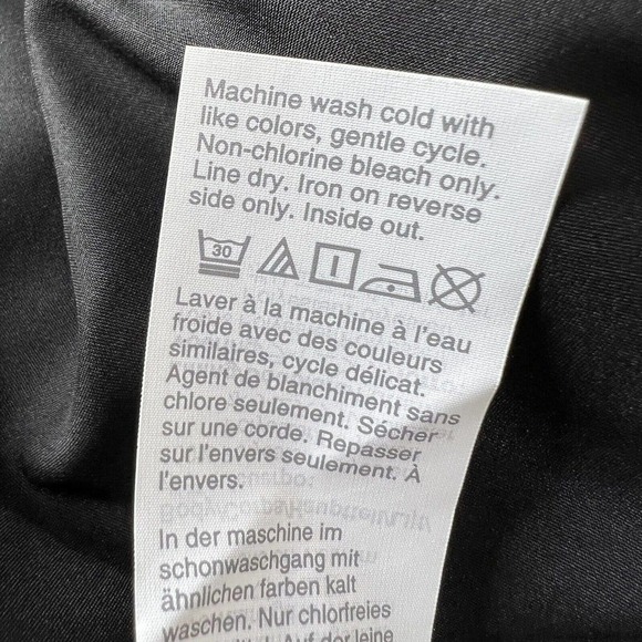 Madewell Black & Gold Metallic Jacquard Faux Wrap Tiered Mini Dress XL NWT - Picture 12 of 16